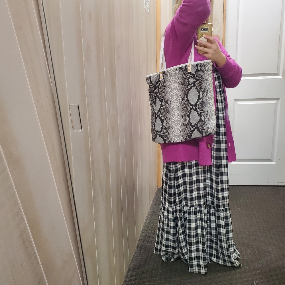 Ted Baker Python Shoulder Tote Bag Gym School Wor… - image 3